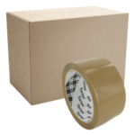 Caixa com 36 Fitas Adesivas Castanhas 50mmx60m