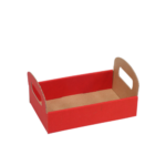 Cesta Vermelha c/ Pegas 17x10x4 cm